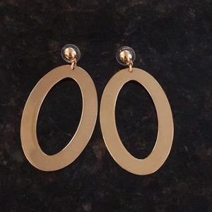 Jcrew gold drop earrings